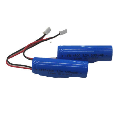 Fast Charging ODM Lithium Battery Pack 3.2V 500mAh Short Circuit Protection