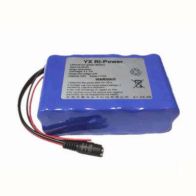 Overdischarge Li Ion Battery Pack , 12v Lithium Battery Pack 10000mAh